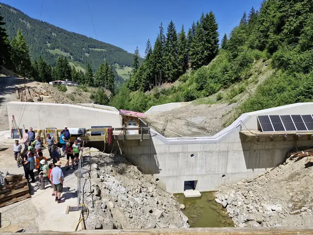 So schaut's aus im Oberlauf des Saiges: Drei weitere Bogensperren sollen die Sicherheit erhöhen. | Foto: Gemeinde Sellrain
