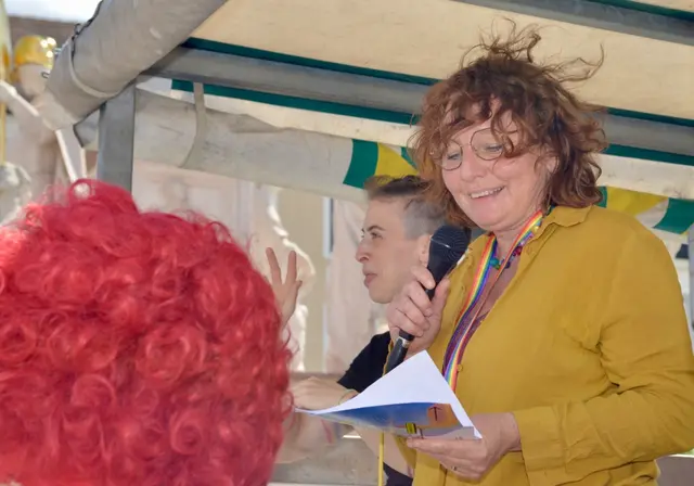 Stadträtin Selina Prünster von den Grünen unterstützte die Pride bereits im Vorfeld. | Foto: Sascha Trimmel