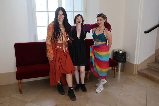 Für Maya, Christina und Stefi ging es nach der Pride direkt zur After-Show-Party. | Foto: Kathrin Schauer