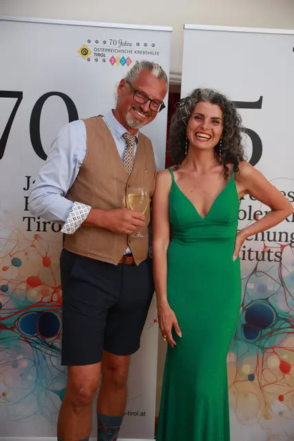 Werner Fink und Gergana Laskova | Foto: Krebshilfe Tirol