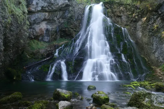 Naturerlebnisse in den Salzburger Bezirken. Gollinger Wasserfall.  | Foto: SLT