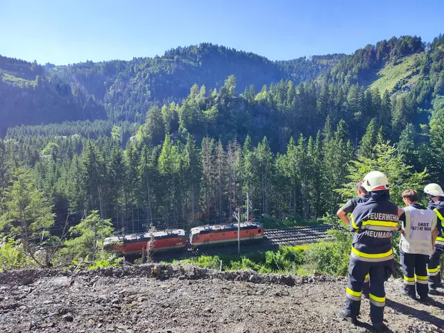 Nach dem Einsatz konnten die Züge wieder fahren. | Foto: FF Neumarkt