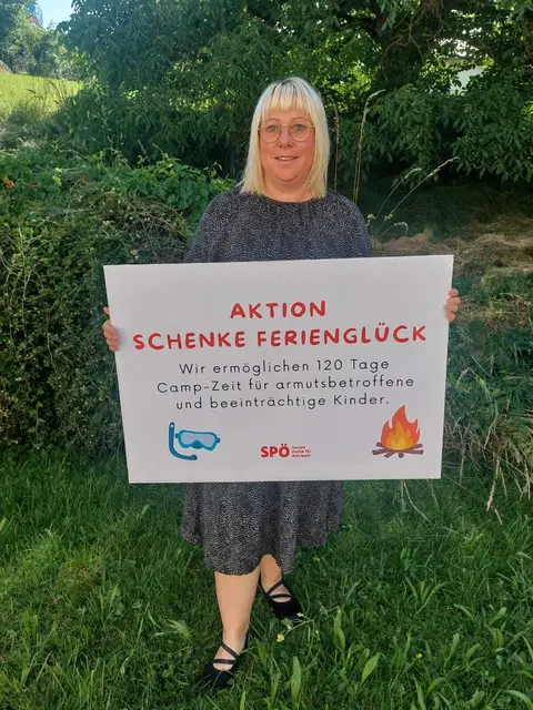 Auch Rohrbachs Stadträtin Daniela Haudum hat Ferientage angekauft, um Kindern eine schöne Zeit zu ermöglichen. | Foto: SPÖ Rohrbach
