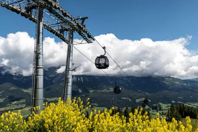 Immer mehr Urlauberinnen und Urlauber nutzen die heimischen Seilbahnen für eine Gipfelfahrt. Jetzt werden diese noch besser öffentlich angebunden. (Symbolbild) | Foto: Wolfgang Weiser/Unsplash