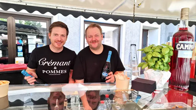 Die "Genussdealer" Flroian und Markus. | Foto: Josef Wind