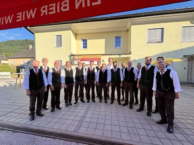 Als Gastchor trat der MGV Kornblume Liebenfels auf. | Foto: MeinBezirk