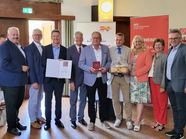 Srienz, Rohr, Fellner, Kaiser, Köchl, Leikam , Arpa, Dörflinger, Scherwitzl | Foto: SPÖ St. Veit/Glan