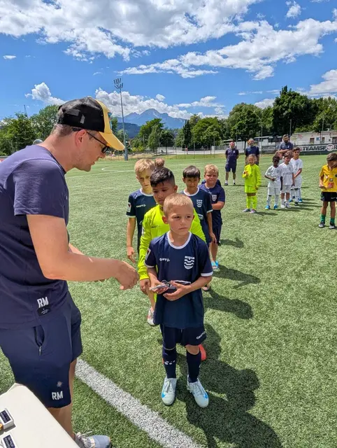Obmann Meixner zeigt sich zufrieden mit dem Nachwuchsfußball. | Foto: SK Rum