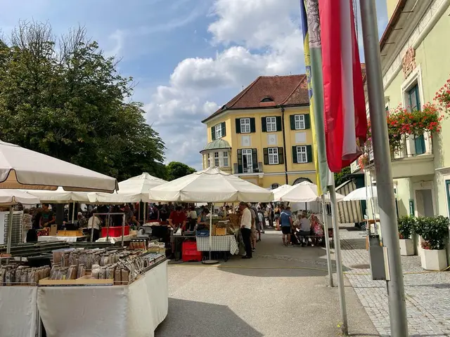 Einer der ersten Stopps der diesjährigen Markttour führte in die Marktgemeinde Gars am Kamp, wo die Aktion im Rahmen des Viktualienmarkts am Hauptplatz auf großes Interesse stieß. | Foto: M. Danzinger