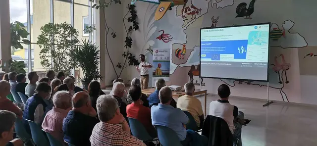 Die Infoveranstaltung zur Energiegemeinschaft war bis auf den letzten Platz besetzt.  | Foto: Christian Haslauer