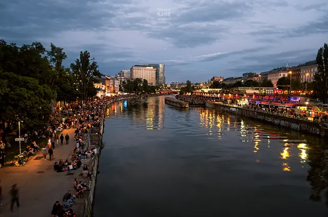 Der Donaukanal ist vor allem ein beliebter Treffpunkt für jene in Feierlaune. (Symbolbild aus 2018) | Foto: Tomislav Jospiovic