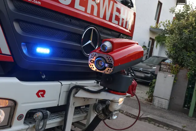 Kohlenmonoxid-Alarm im Wels-Pernau: Die Feuerwehr musste einschreiten, nachdem ein CO-Melder angeschlagen hatte. | Foto: laumat.at
