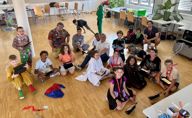 20 Kinder aus dem Bezirk und der Umgebung sind bei der "Digiweek" in Horn mit dabei! | Foto: Markus Kahrer