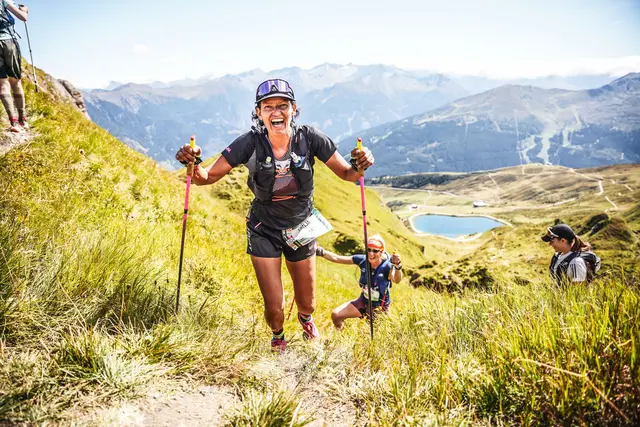 Noch im September 2024 nahm Tanja am Adidas Terrex Inifinite Trail im Gasteiner Tal teil: 1859 Höhenmeter und 30,6 Kilometer hat sie dabei überwunden! Für den Lauf legte sie acht Tage Pause von der Chemotherapie ein. | Foto: Christoph Brandner