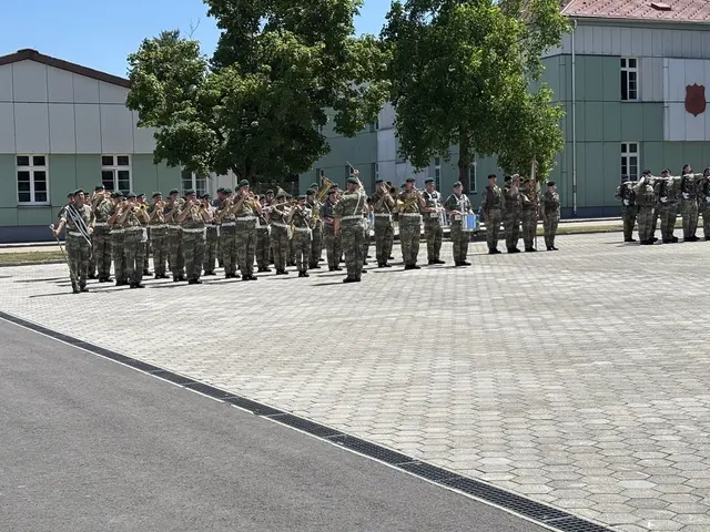 Die Militärmusik Oberösterreich gab einige Stücke zum besten. | Foto: MeinBezirk/Mayr
