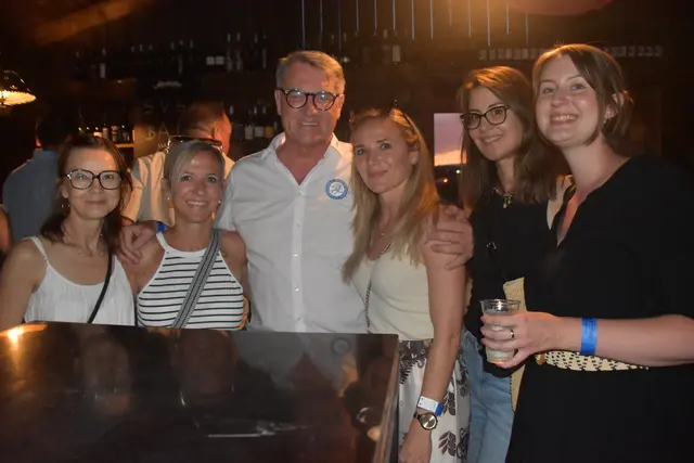 Alfred Kollar und seine OSG-Damen waren im Lucky Town zu Gast. | Foto: Michael Strini