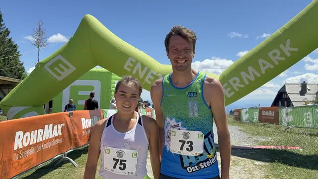 SchöcklHERO Mautstraßenlauf: Nina Strauss und Christoph Schlagbauer sicherten sich den Sieg. | Foto: Andreas Wünscher