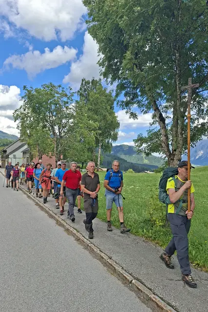 Die Wallfahrt führte die Teilnehmerinnen und Teilnehmer von Gröbming nach Maria Kumitz. | Foto: Seelsorgeraum Oberes Ennstal