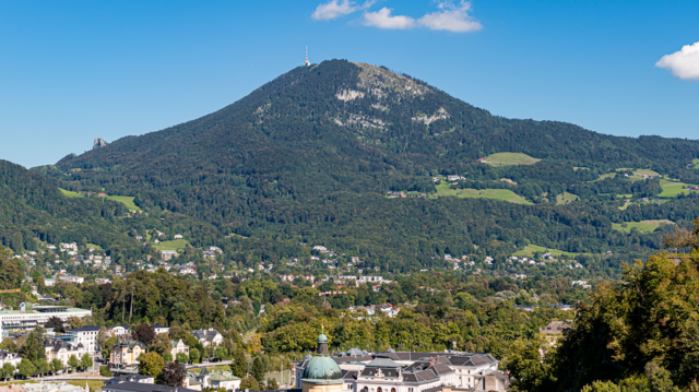 Am Hausberg der Stadt Salzburg endet die 3. Etappe der heurigen Tour of Austria. | Foto: Stadt Salzburg/Alexander Killer