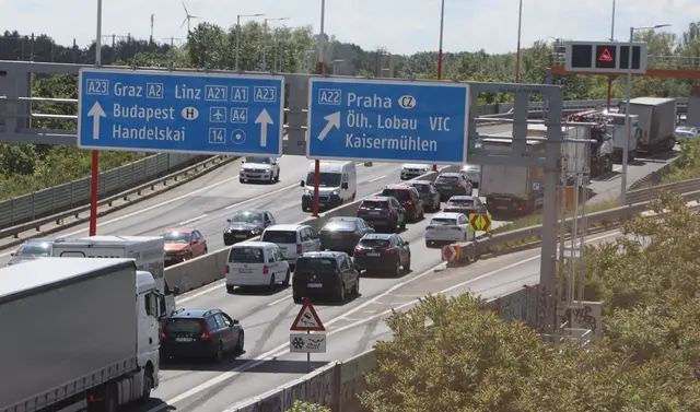 Eine Baustelle hat weitreichende Auswirkungen auf den Wiener Straßenverkehr. (Archiv) | Foto: Karl Schöndorfer / picturedesk.com