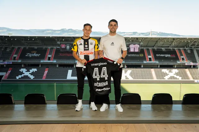 Lukas Kačavenda (li.) läuft bei den Athletikern mit der Nummer 44 auf – LASK-Sportdirektor Buric spricht von einem "der größten Talente Kroatiens". | Foto: LASK