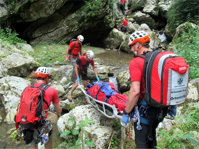 Am vergangenen Samstag führte die Bergrettung Graz-Land eine umfassende Übung in der Kesselfallklamm bei Semriach durch. | Foto: Bergrettung Graz-Land