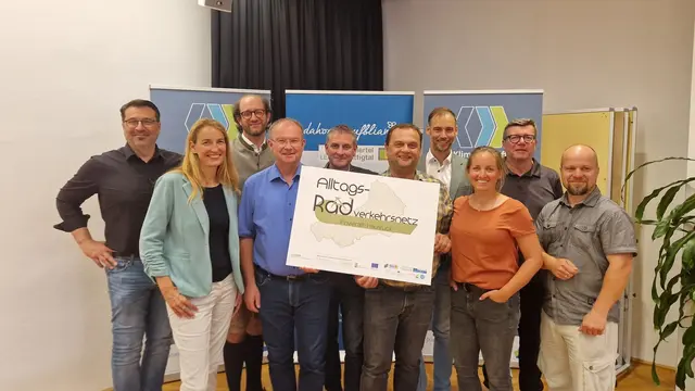 Ziel des Projektes ist die Förderung klimafreundlicher Mobilität durch den Ausbau eines alltagstauglichen, sicheren und durchgängigen Radwegenetzes in der Region. | Foto: Leader OM