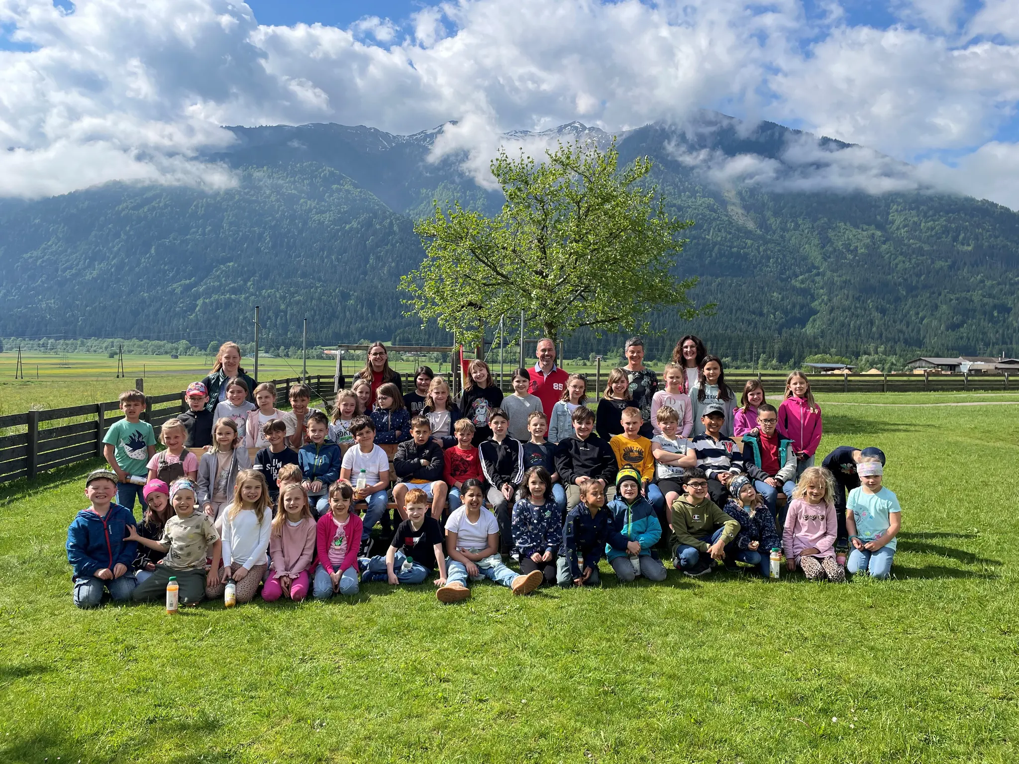 Gundersheim Müllsammelaktion: Volksschulen Kirchbach und Gundersheim - Gailtal