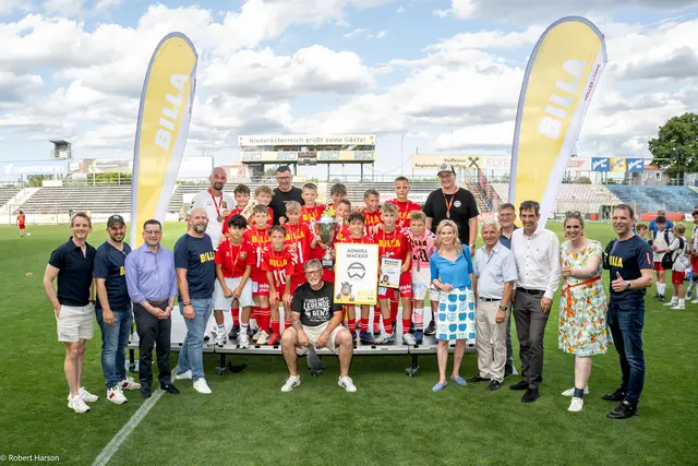 Admira Wacker sicherten sich den Sieg beim großen Bundesfinaltag des BILLA Fußball Cups. | Foto: BILLA AG / Robert Harson