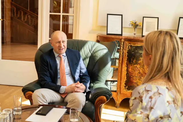 Vasyl Khymynets: "Ich sehe sehr positiv, dass das Interesse der österreichischen Wirtschaft an der Ukraine deutlich zunimmt." | Foto: Martin Baumgartner