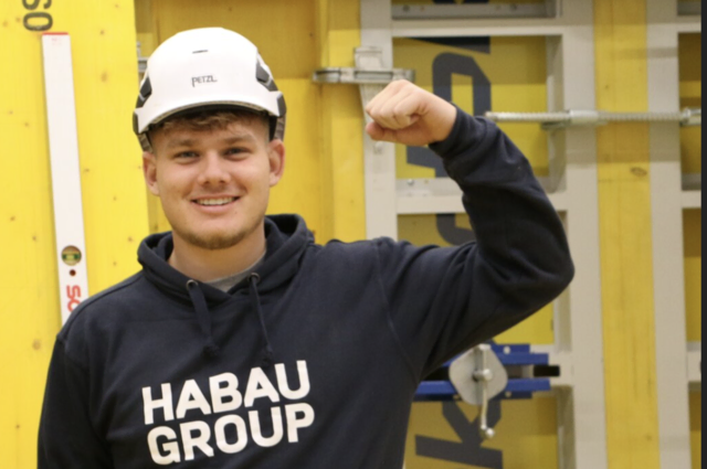 Lukas Miedler von der Firma HaBau aus Horn auf Reisen für Niederösterreich. | Foto: HaBau