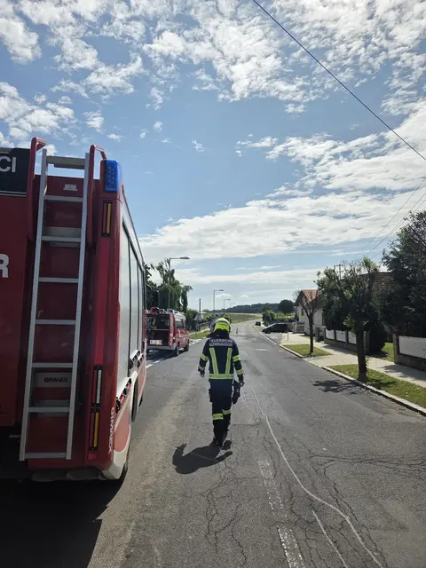 Gemeinsam mit den Feuerwehren der Ortsteile trainierten die Kinder das richtige Verhalten im Ernstfall. | Foto: Michael Babits