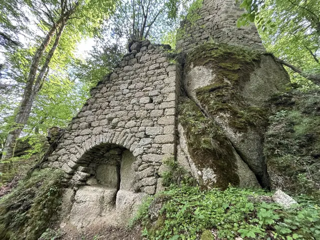 Bekanntestes Fotomotiv: Entlastungsbogen der Ringmauer im Nordosten. | Foto: MeinBezirk Perg/Köck