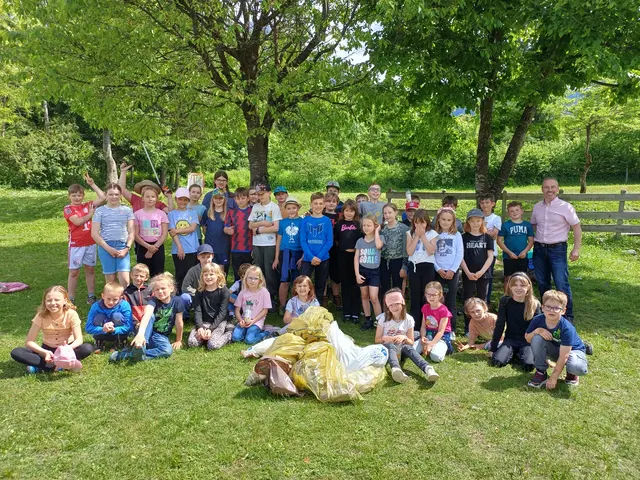 Auch die VS Gundersheim nimmt an der Müllsammelaktion teil. | Foto: Gemeinde Kirchbach