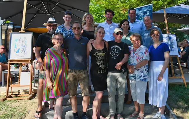 Künstler, Gäste und Gastgeber | Foto: Wilfried Fischer