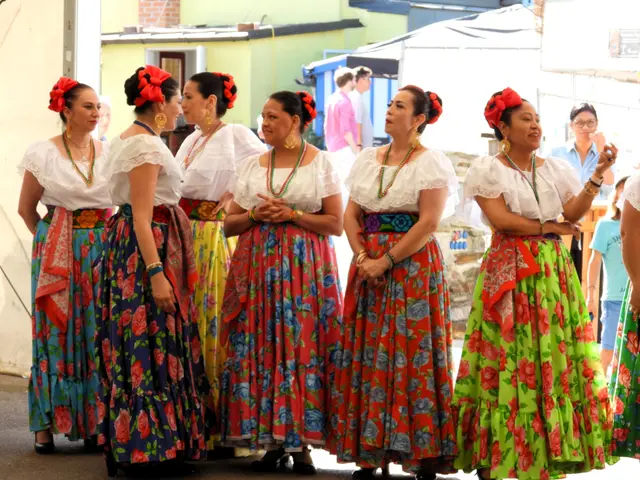 Die Tanzgruppe Ameyalli zeigte Tänze aus Mexico. | Foto: Martin Hafner
