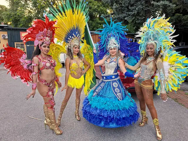 Das Tanzensemble Sambrazil bot unterschiedliche Tänze aus Brasilien. | Foto: Martin Hafner