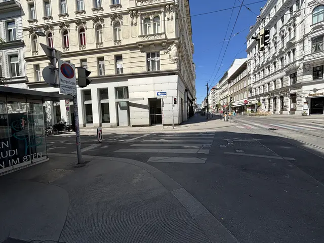Am Zebrastreifen Ecke Albertgasse/Josefstädter Straße will man eine akustische Ampelanlage errichten. | Foto: Philipp Scheiber/MeinBezirk