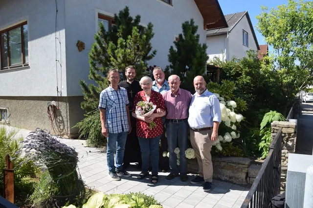 Gratulation dem Ehepaar Dastl zur Steinernen Hochzeit. | Foto: BH Hollabrunn