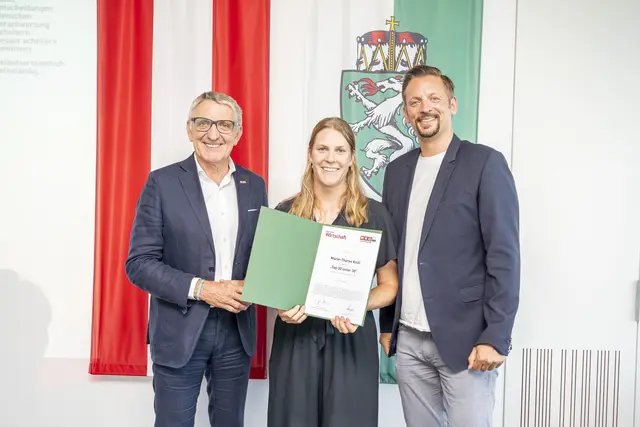 Aus dem Bezirk Weiz ausgezeichnet wurde etwa Marie-Theres Knill.  | Foto: Foto Fischer 