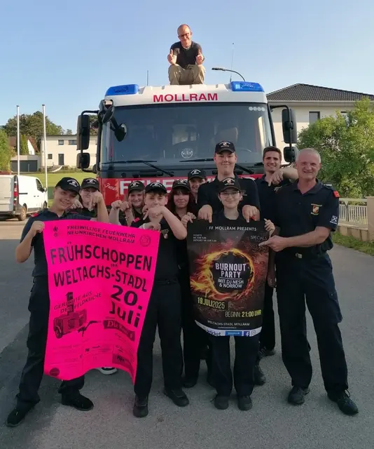 Sei dabei! Die Freiwillige Feuerwehr Mollram feiert wieder am 19. und 20. Juli. | Foto: Feuerwehr Mollram