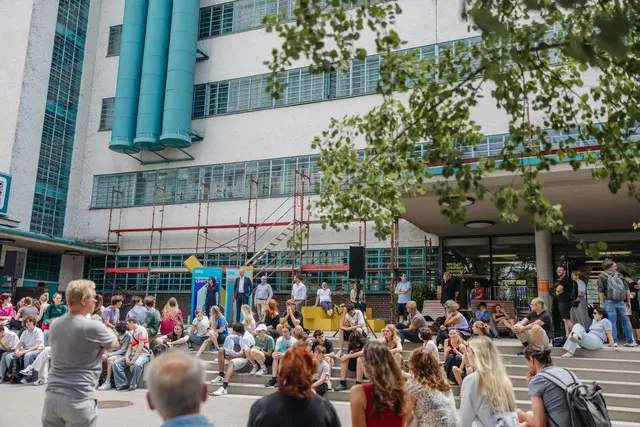 In einem Workshop konnten die Mieterinnen und Mieter der Tabakfabrik ihre Wünsche für die Umgestaltung einbringen. | Foto: MecGreenie