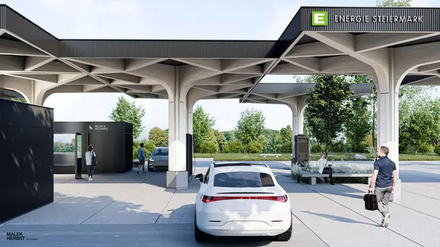 Am Verkehrsknotenpunkt St. Michael in der Obersteiermark entsteht in den kommenden Monaten der erste große „E-Ladehub“ der Energie Steiermark. | Foto: Energie Steiermark