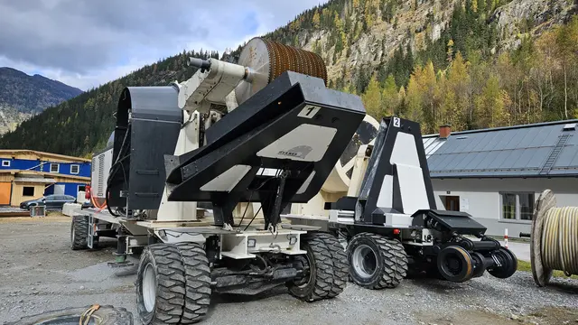 Mehrblattsäge zur Bearbeitung der Tunnelschale | Foto: ÖBB Mosser