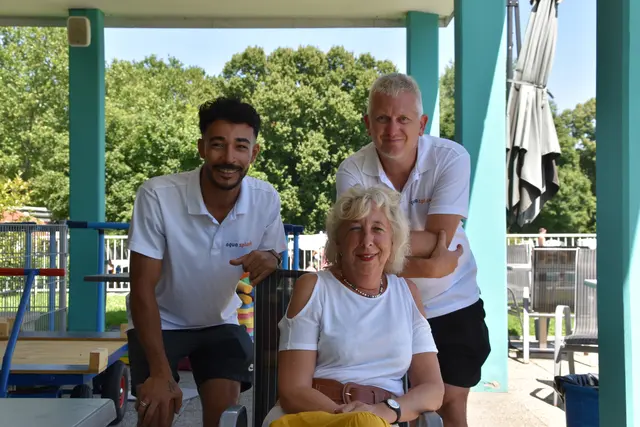 Aqua Splash Team: Mohammed Ibrahim, Petra Bauer und Mario Konorsa. | Foto: Preineder