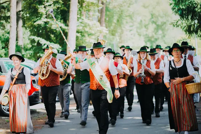 Fünf Jahre später als ursprünglich geplant wurde am Samstag das 155-jährige Bestehen des Musikvereins mit einem großen Festakt im Murwald gefeiert. | Foto: MV St. Stefan-Kaisersberg