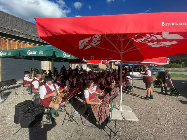 Die Mitglieder des Musikvereins Aigen im Ennstal sorgten für beste Unterhaltung. Auch sie spendeten an die Kinderhilfe. | Foto: Ennsteufeln Aigen/Ennstal