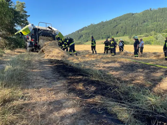 Florianis beim Einsatz. | Foto: Fire Veiter - FF St.Veit/Glan