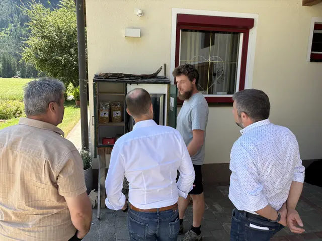 Die eier werden auf unterschiedliche Weise vertrieben, u.a. in solchen Selbstbedienungsläden. | Foto: Reichel