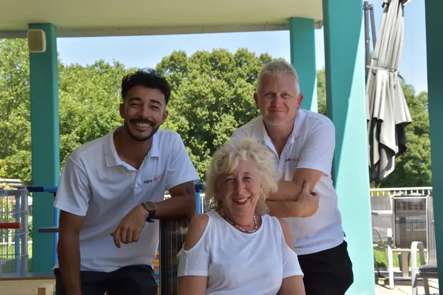 Aqua Splash Team: Mohammed Ibrahim, Petra Bauer und Mario Konorsa. | Foto: Preineder